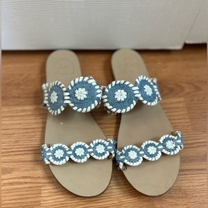Used condition jack Rogers Lauren Flat